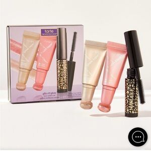 Brand new tarte glitz and glow best sellers set blush tape and mascara